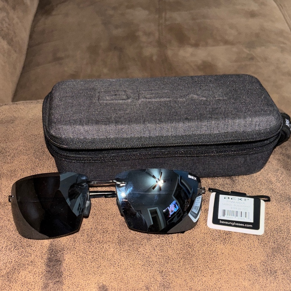 Bex Black Sunglasses with Case